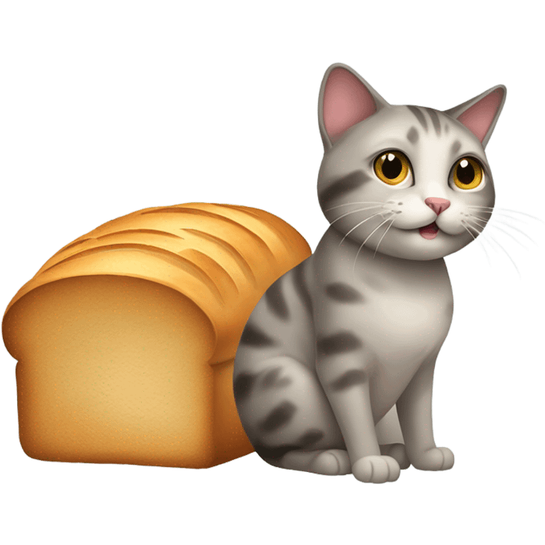 eat bread cat emoji