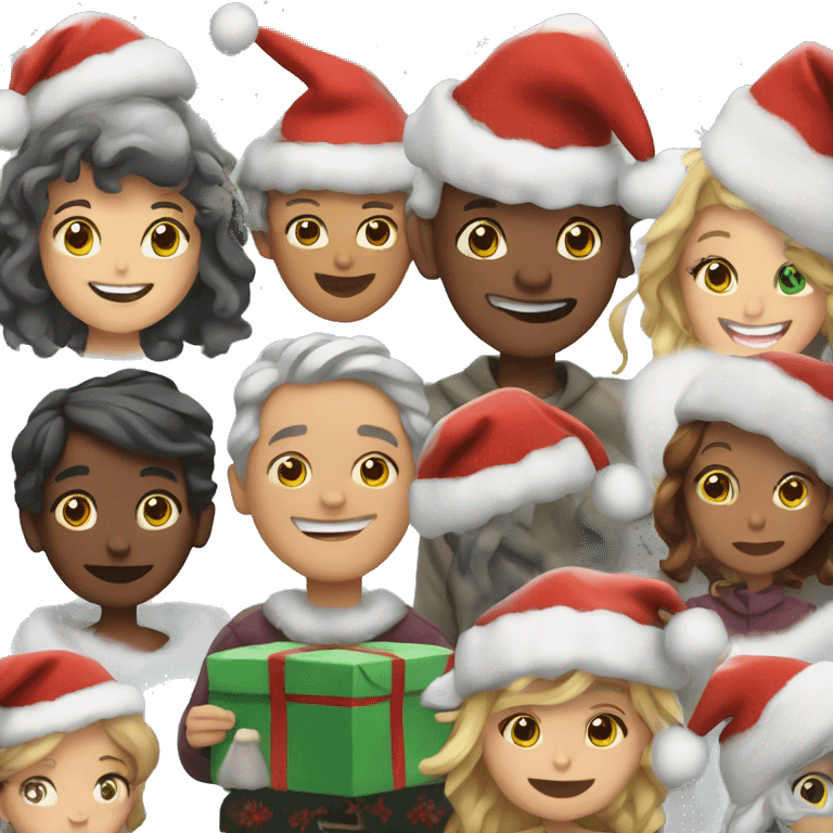 Yuletide greetings emoji