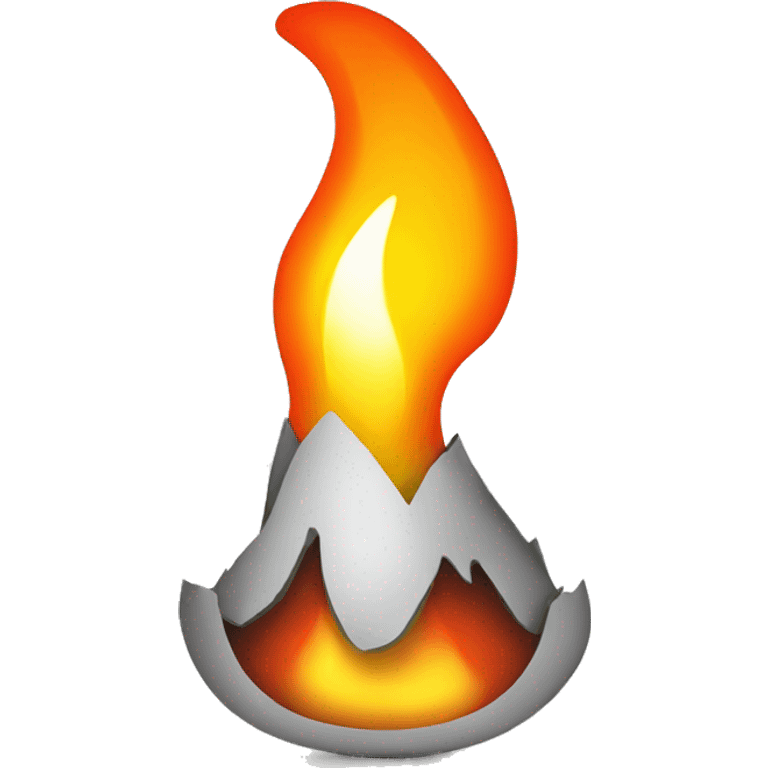 Linux on fire emoji