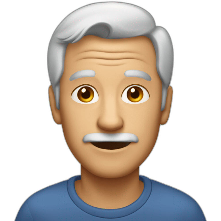 60 year old man emoji