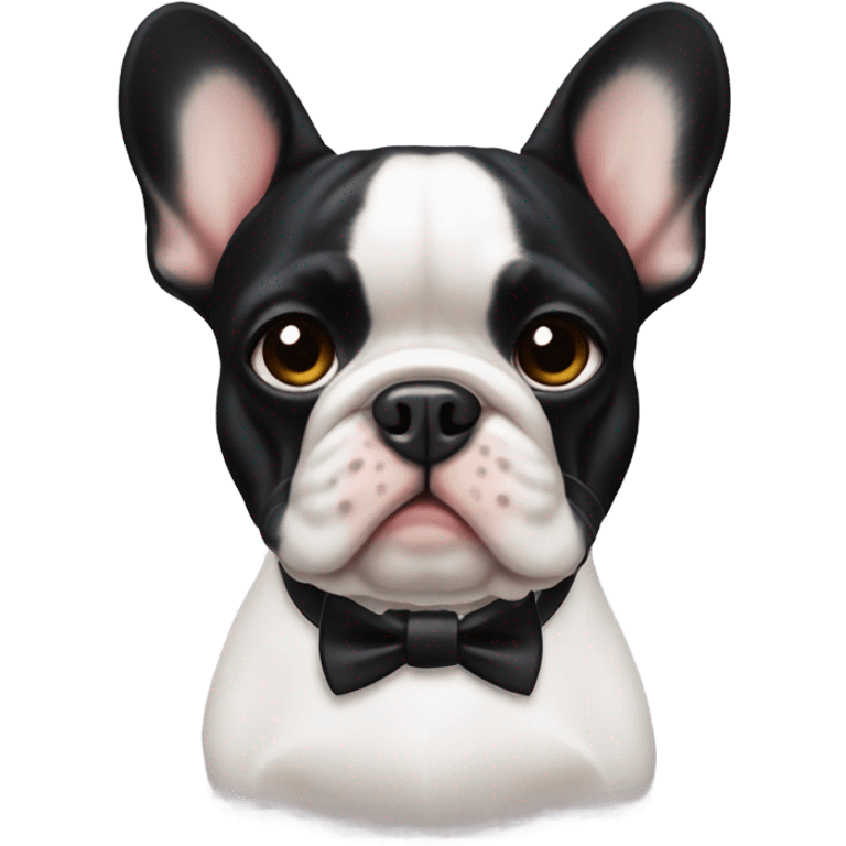 Frenchie wearing tuxedos  emoji