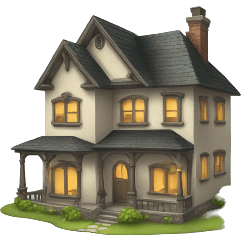 unique house emoji