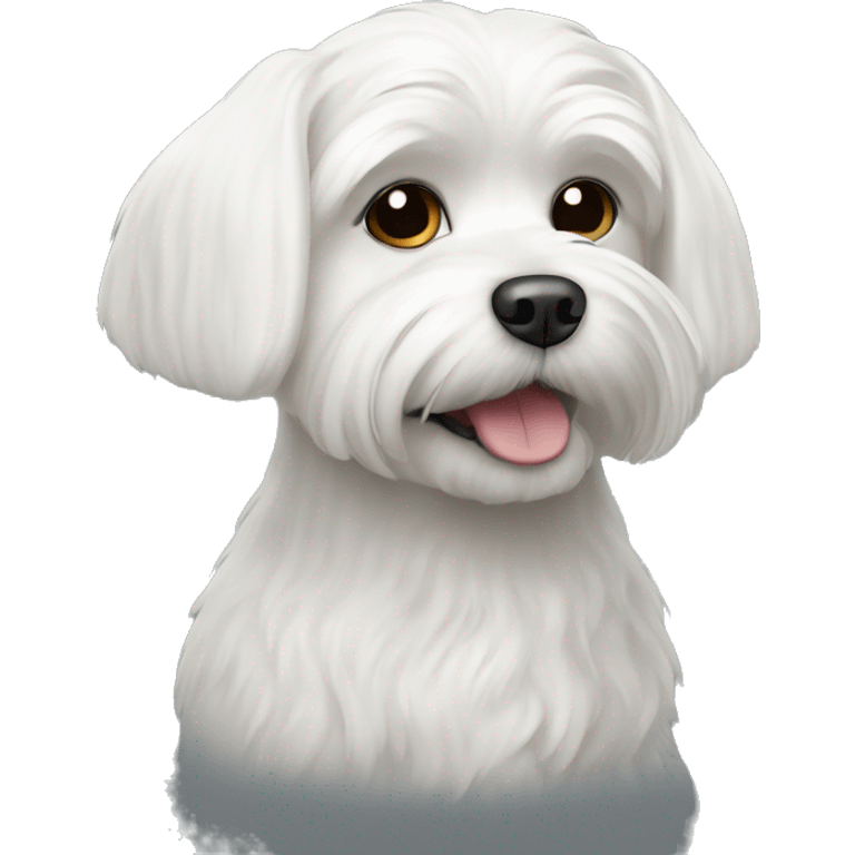 white Maltese dog emoji