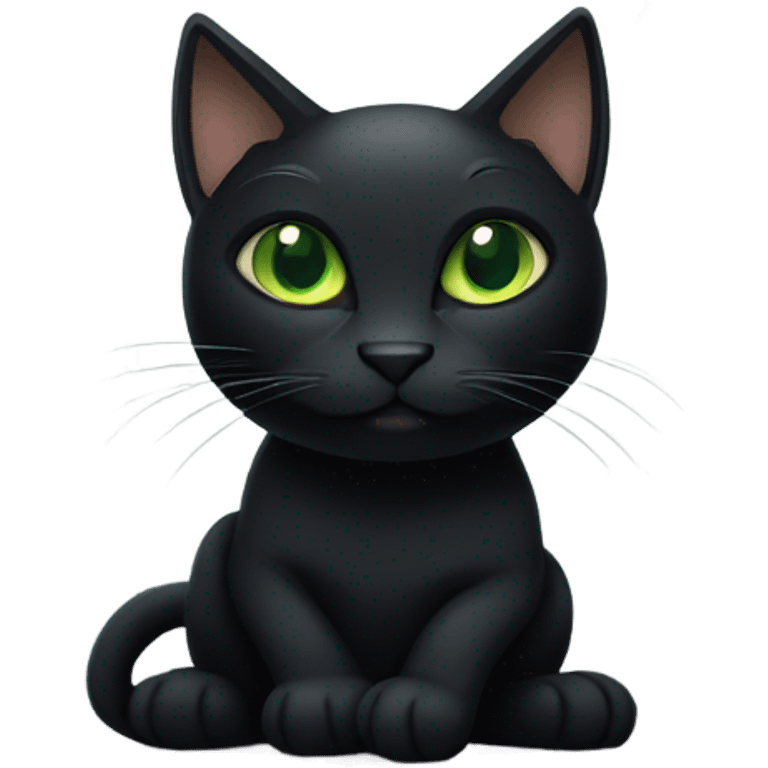 mysterious black cat emoji