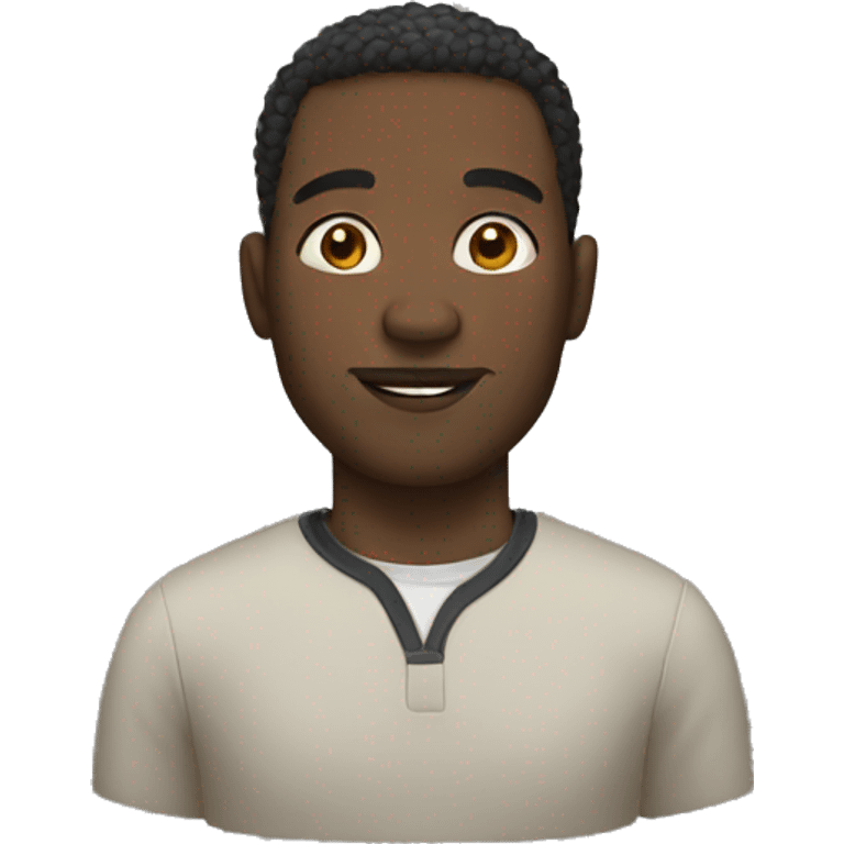 black man emoji