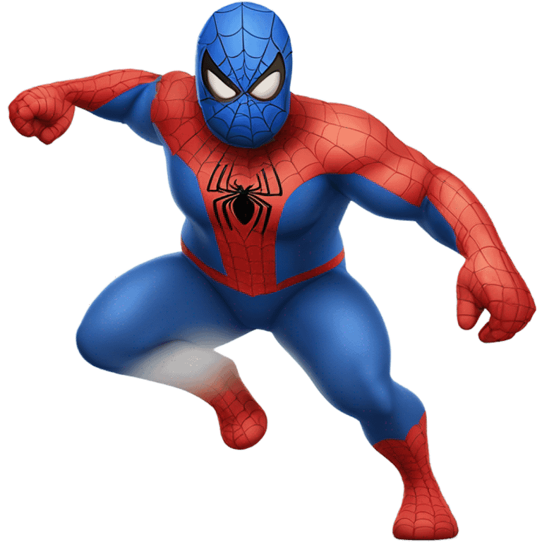 Fat spiderman emoji