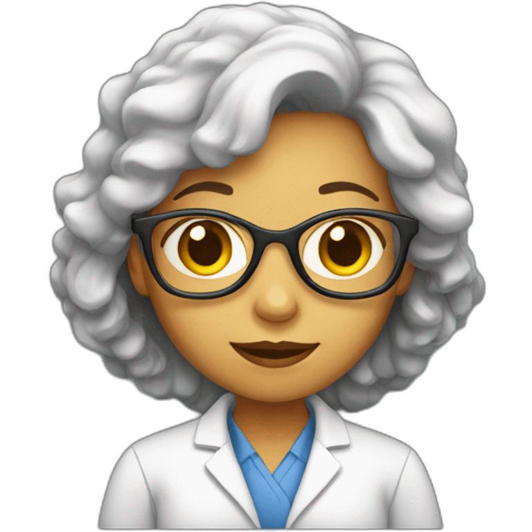 Female scientist emoji