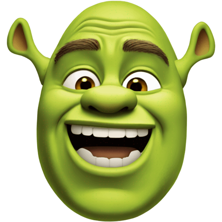 Shrek winking  emoji