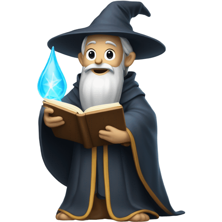 wizard holding database emoji