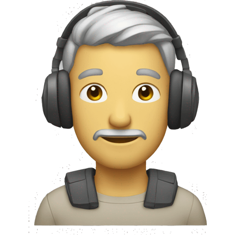 Npc con auriculares  emoji