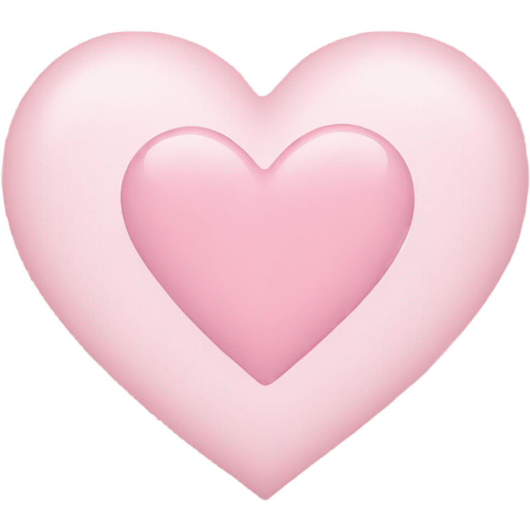 Light pink heart emoji