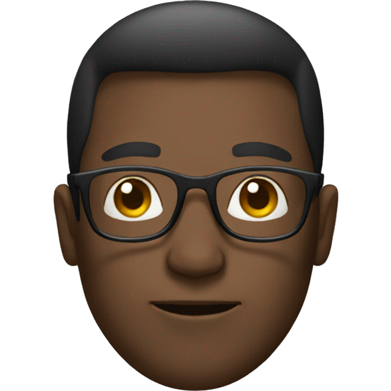 male with glasses emoji