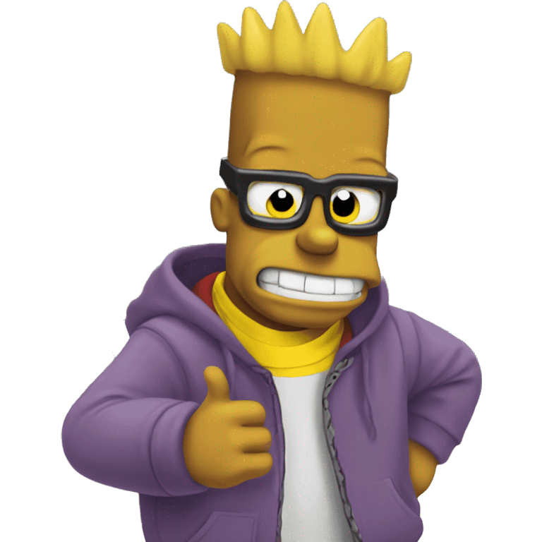 Bart simpson emoji