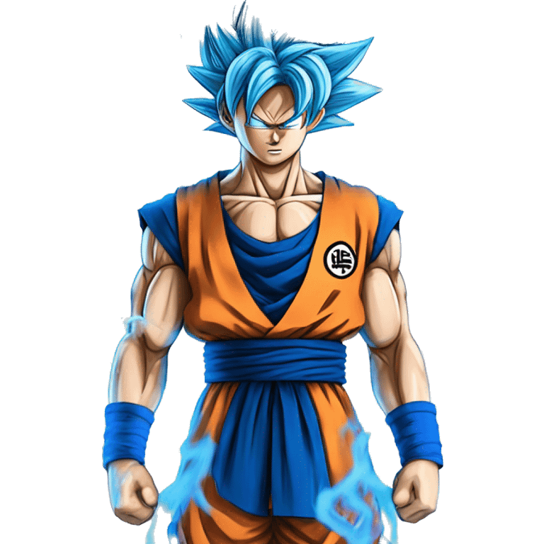 goku ssj blue with rinnegan emoji