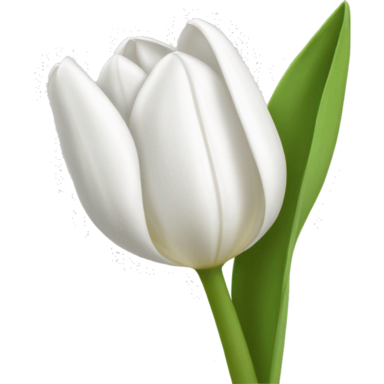 White tulip emoji