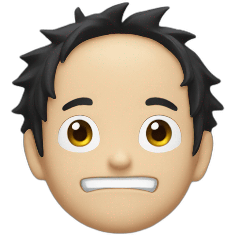 Luffy chauve emoji