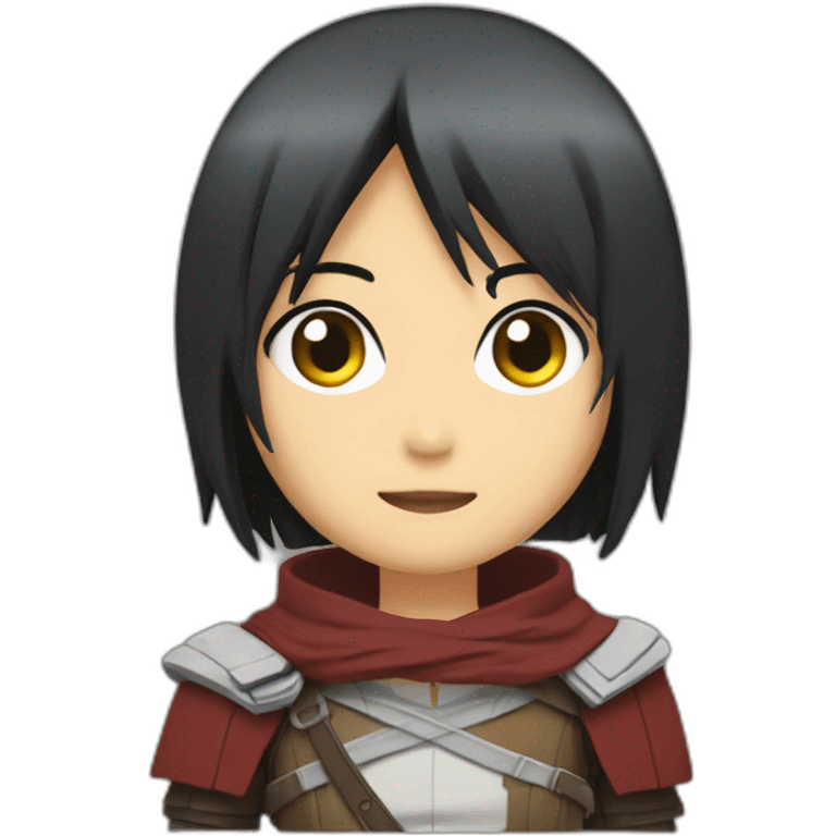 Mikasa ackerman emoji