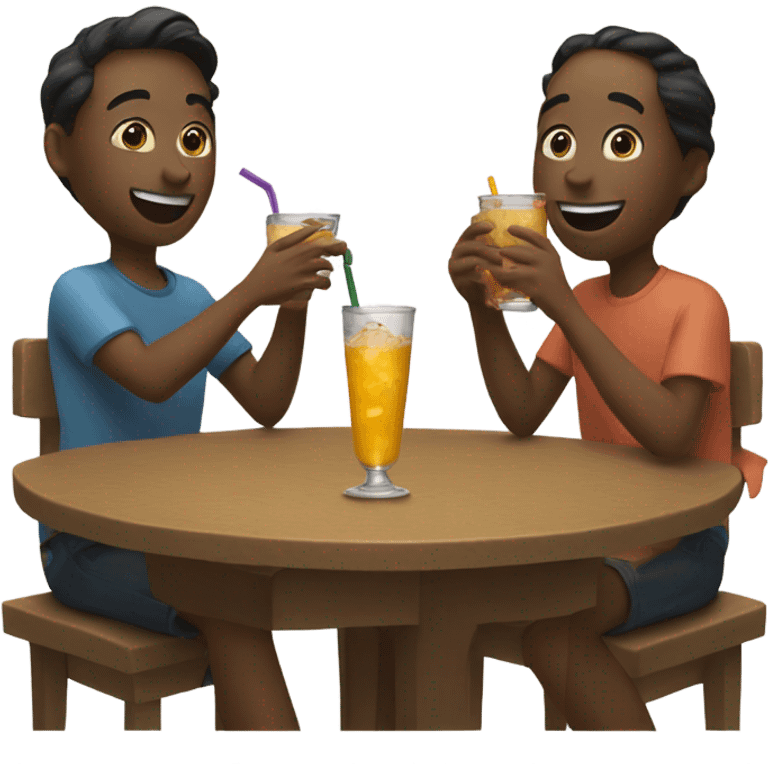 Drinking buddies emoji