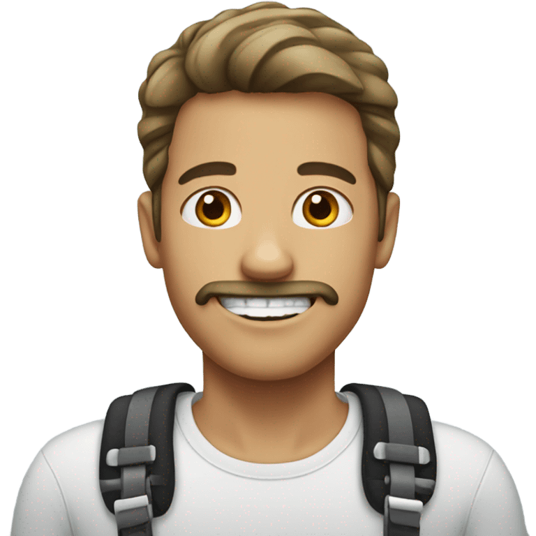 Man with braces  emoji