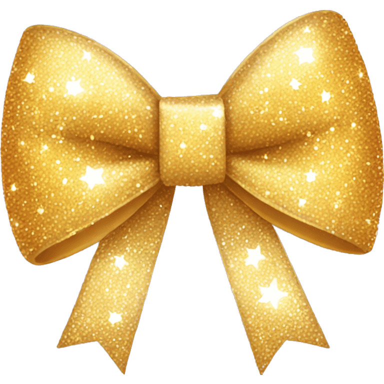 Sparkly bow emoji