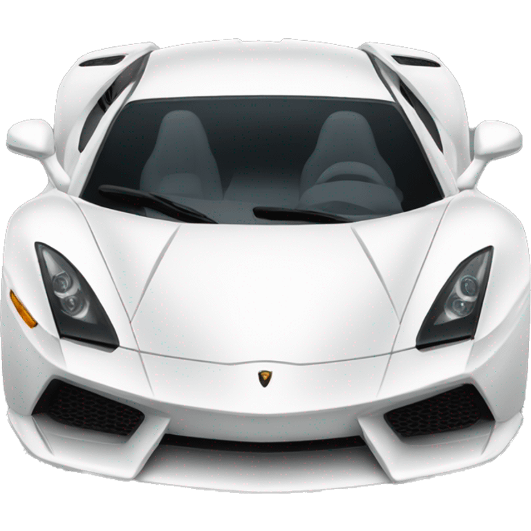 exotic car white emoji