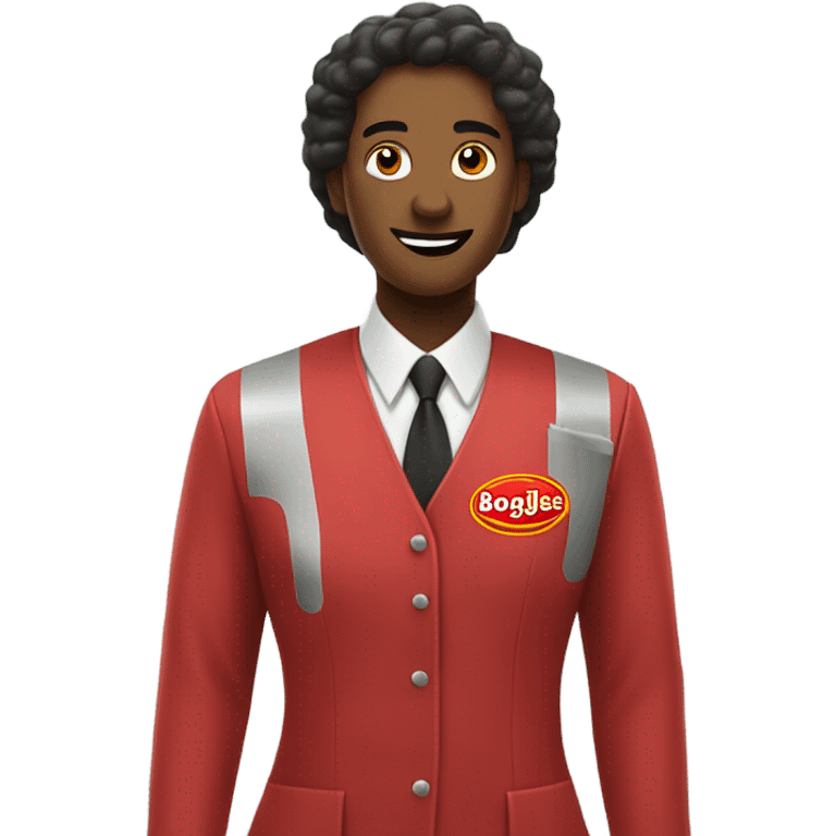 bojangles worker with flies around emoji