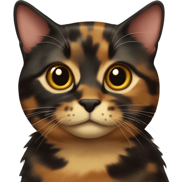 tortoiseshell cat emoji