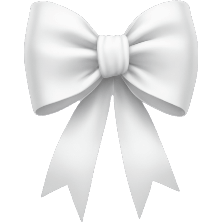 white bow emoji