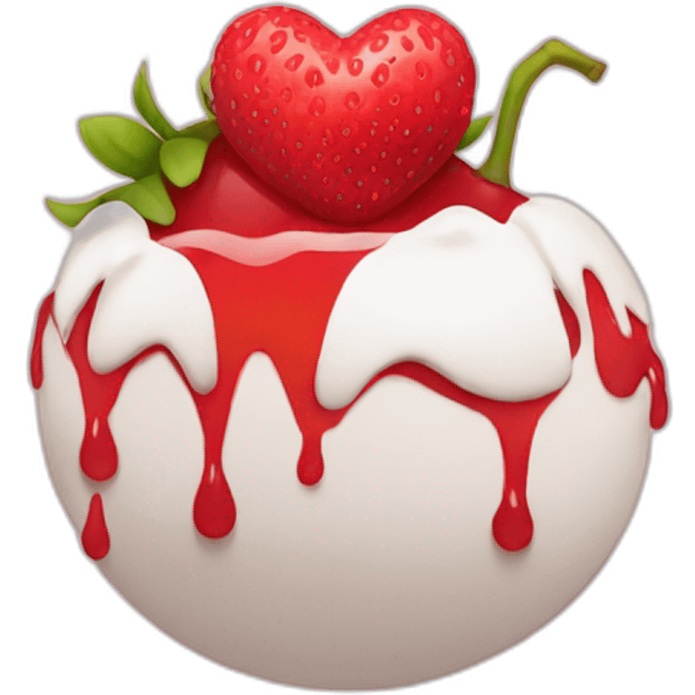 Juicy love emoji