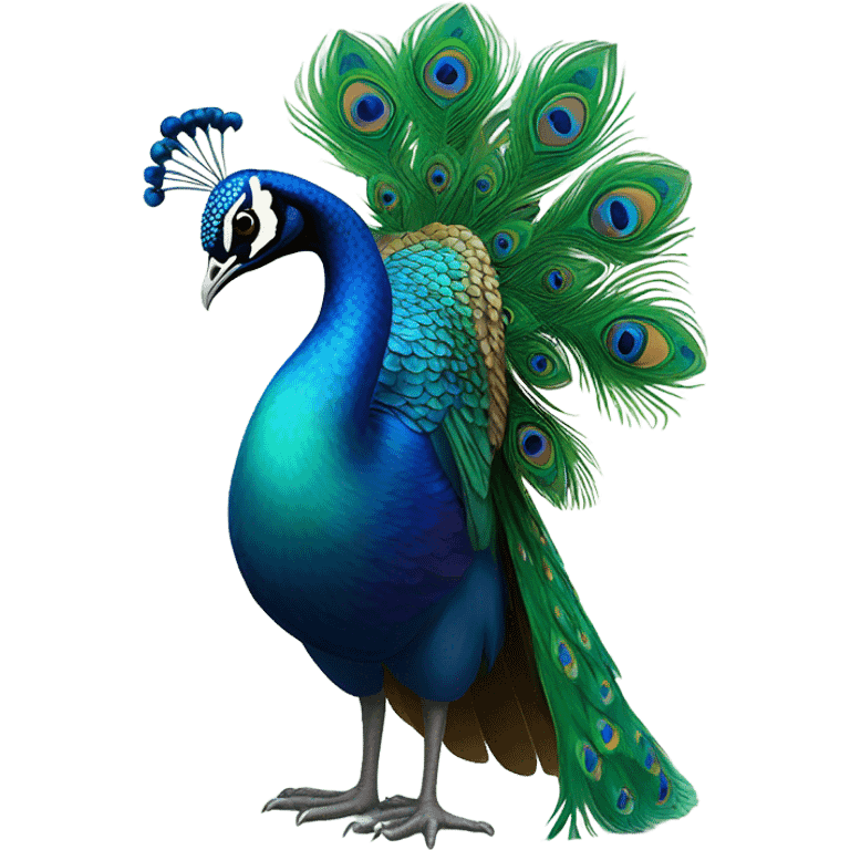 peacock emoji