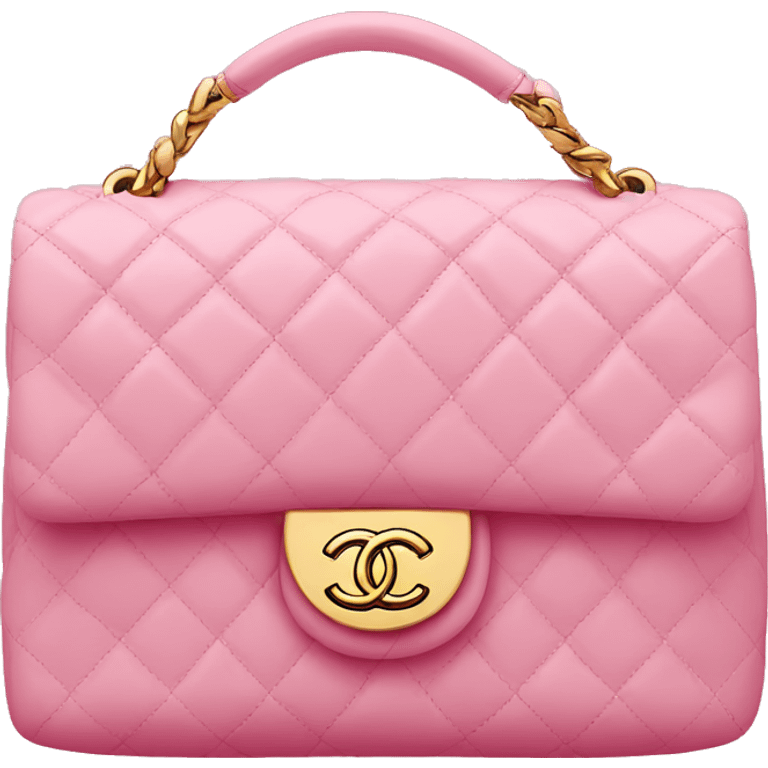 pink Chanel bag emoji