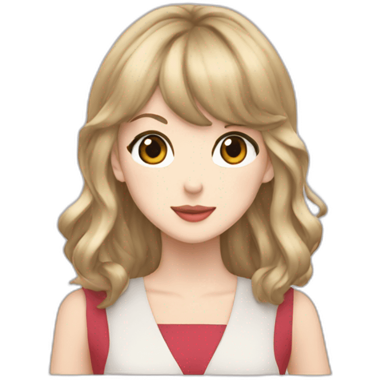 Taylor Swift anime emoji