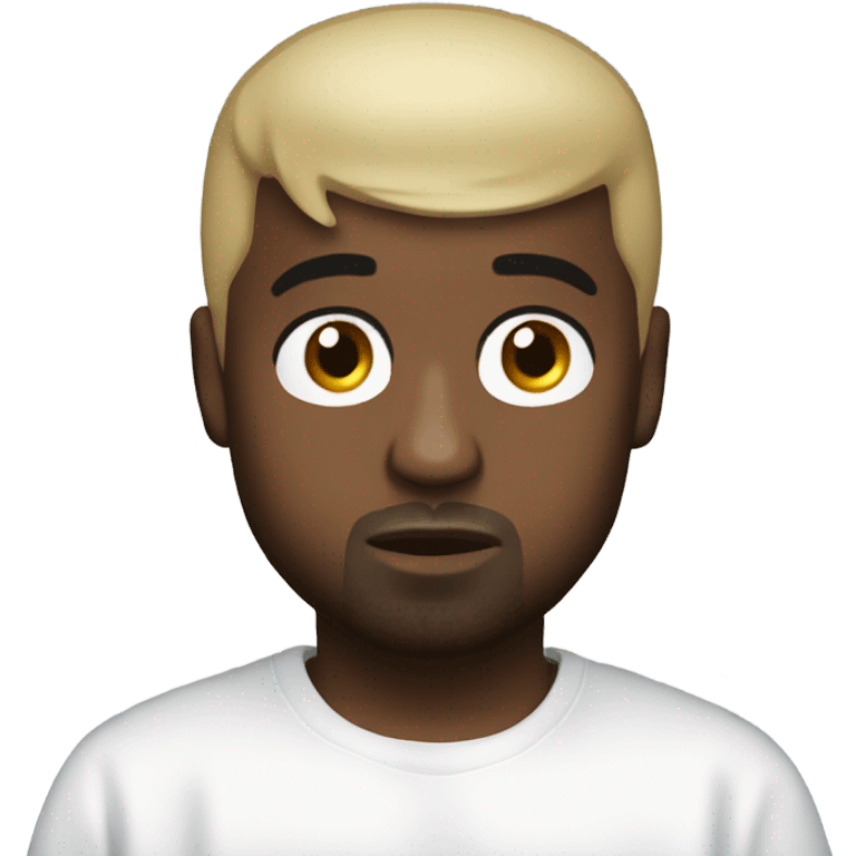 Kanye West as an angel emoji