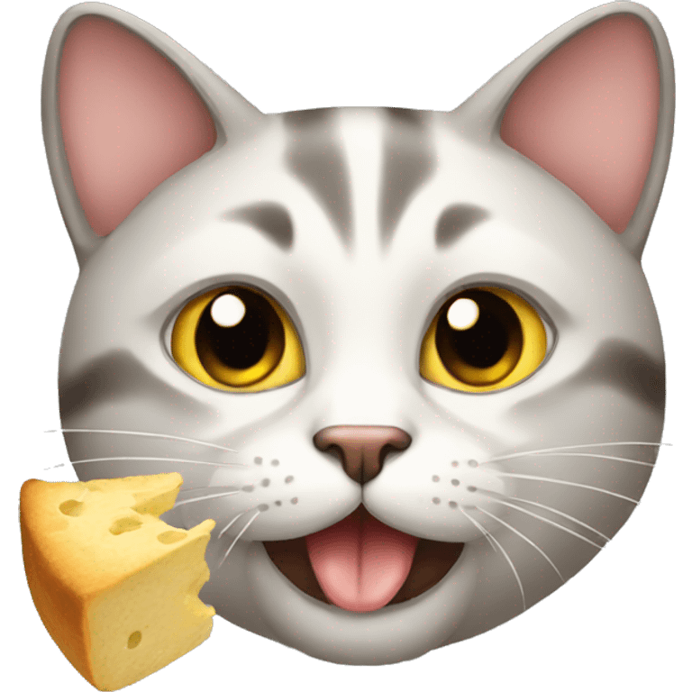 cat face emoji eating emoji