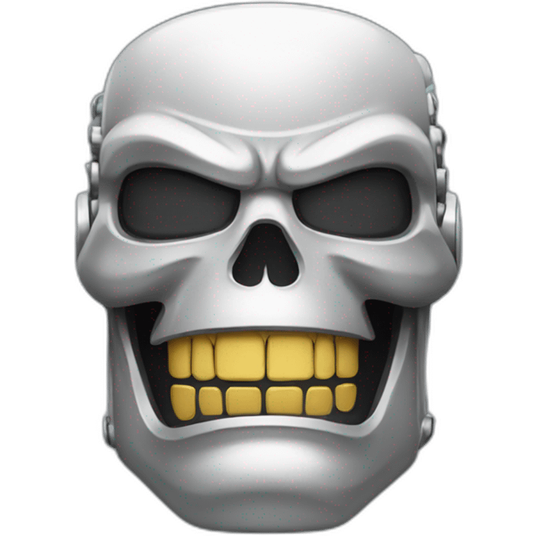 grinning terminator emoji