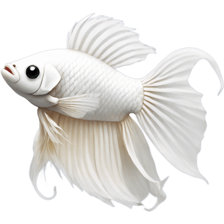 White betta emoji