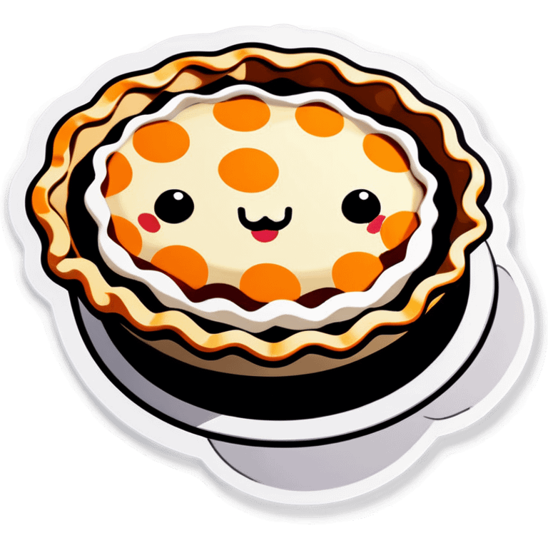 Create a cute pie emoji