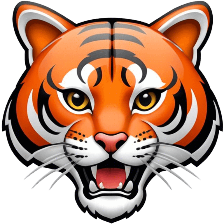 a custom logo of cincinnati bengals emoji