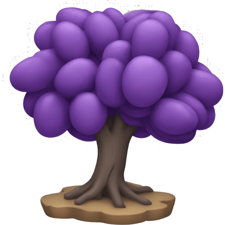 purple olive tree emoji