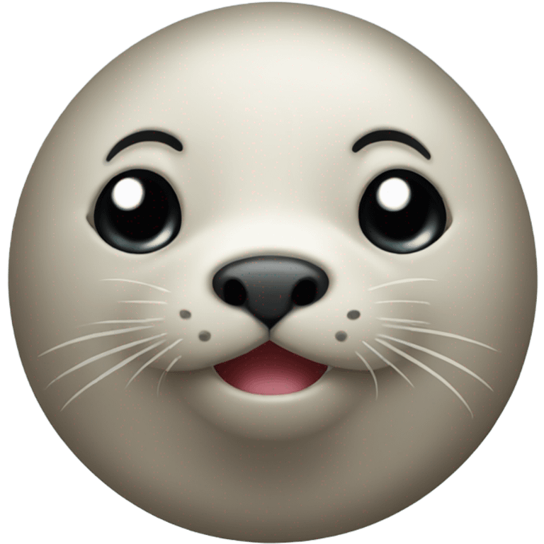 Seal that is blushing emoji