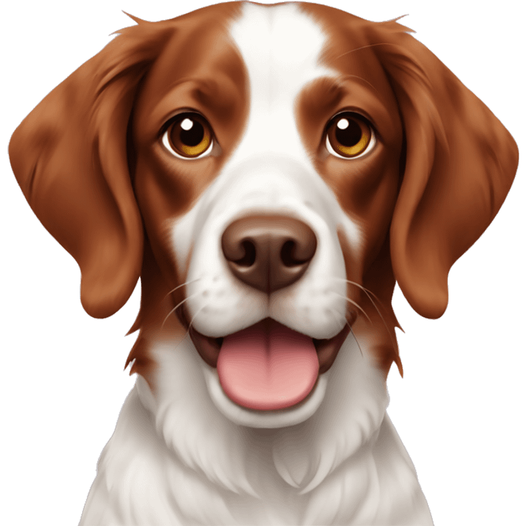 Brittany spaniel birthday emoji