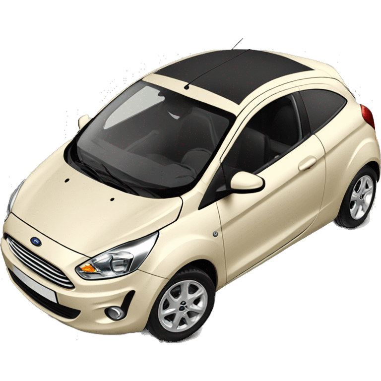 Ford ka with leather interior beige emoji