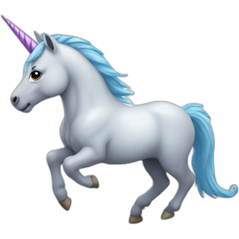 licorne qui marche emoji