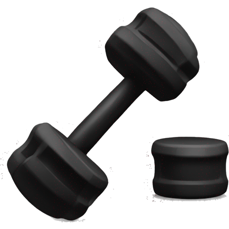 black dumbbells emoji