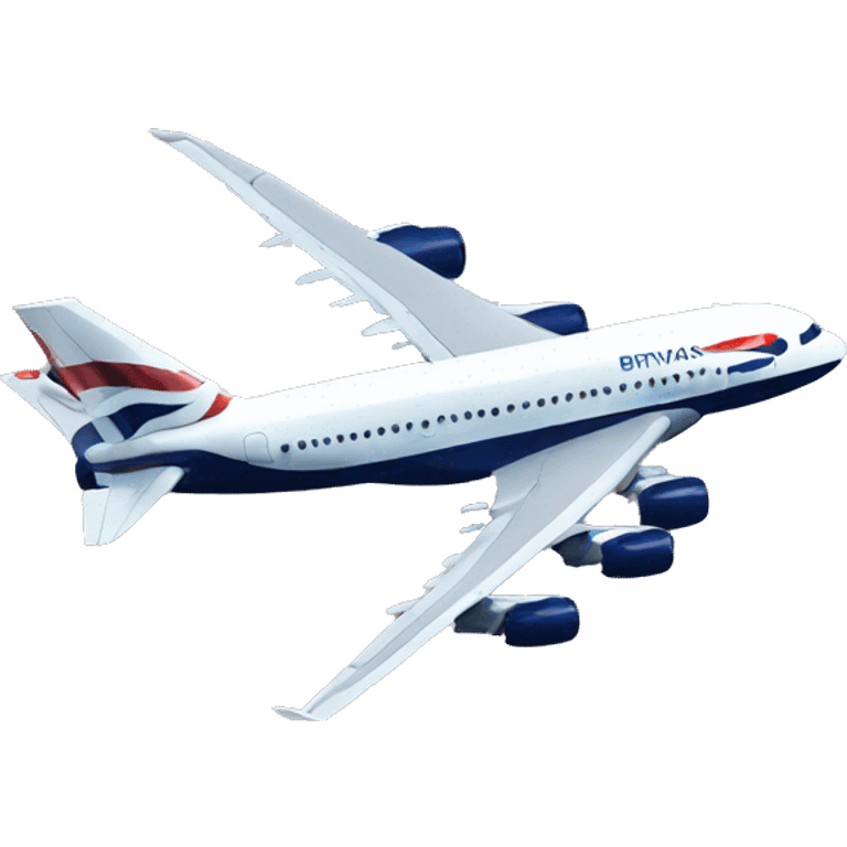 british airways plane landing emoji