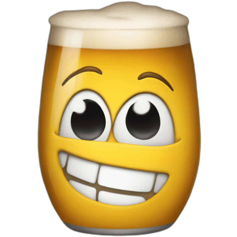 Emoji tomando cerveza  emoji