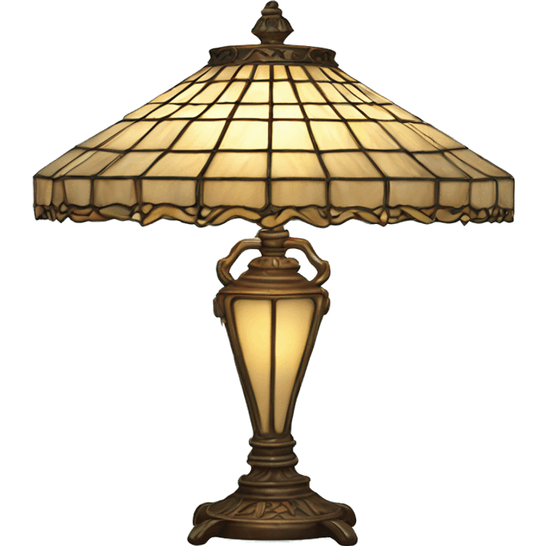 Tiffany lamp emoji