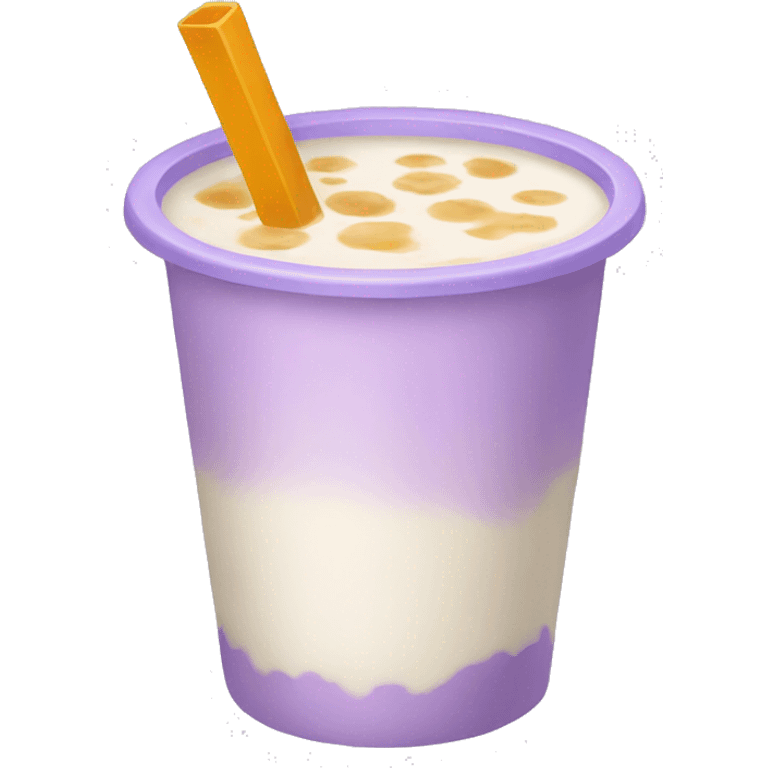 lavender milk tea boba emoji