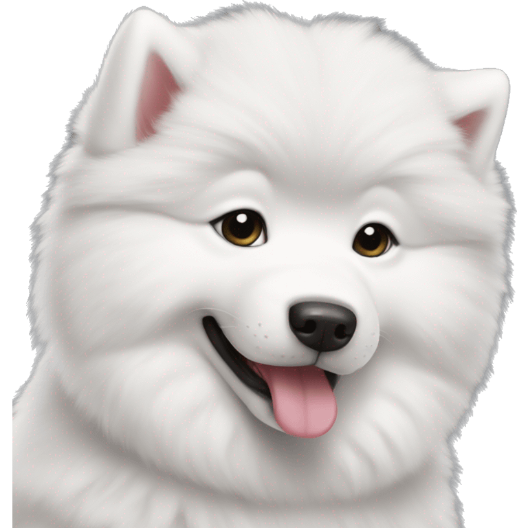 🥺Samoyed dog puppy emoji