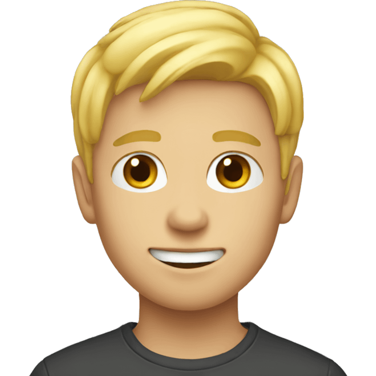 blonde boy  emoji